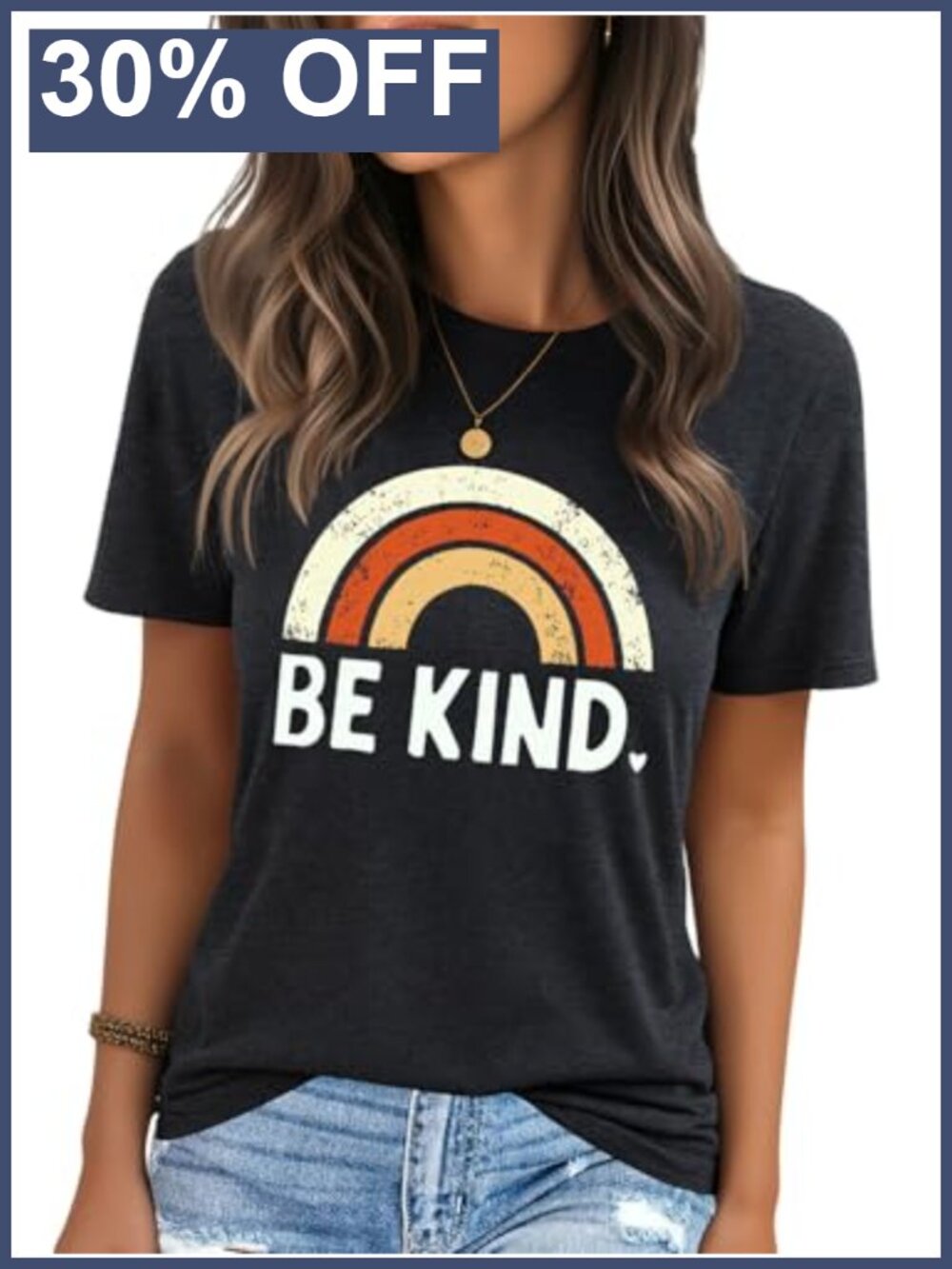 Women's Graphic Tee Casual Summer Short Sleeve Crew Neck Tri-Blend Stretchable